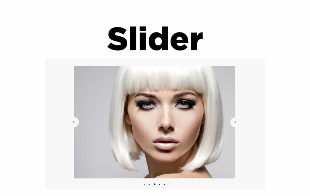 Slider-Inhaltselement