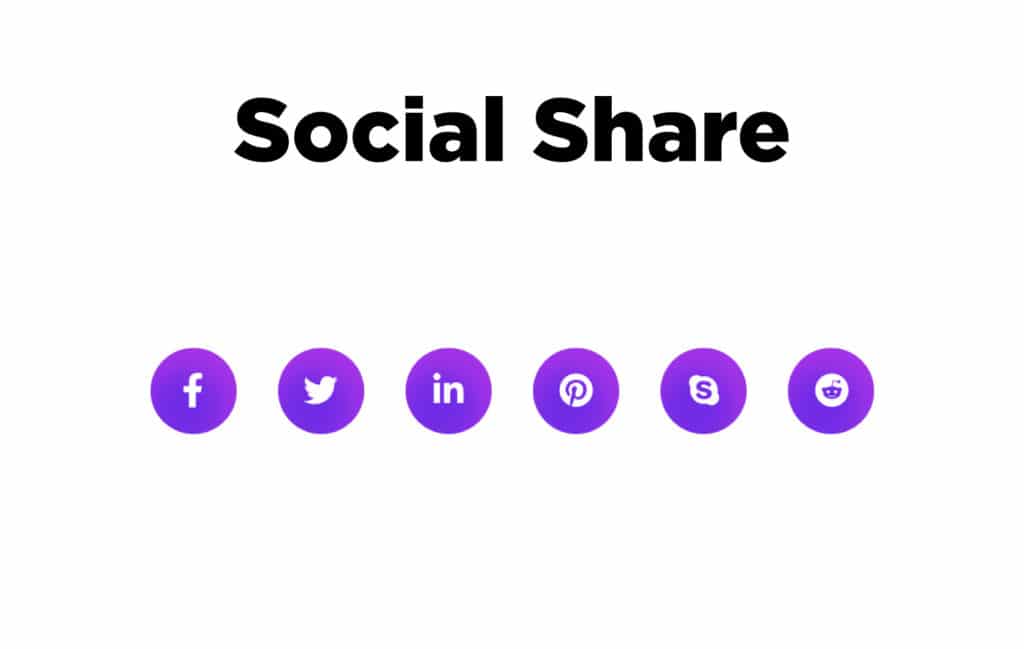 Social-Share-Inhaltselement