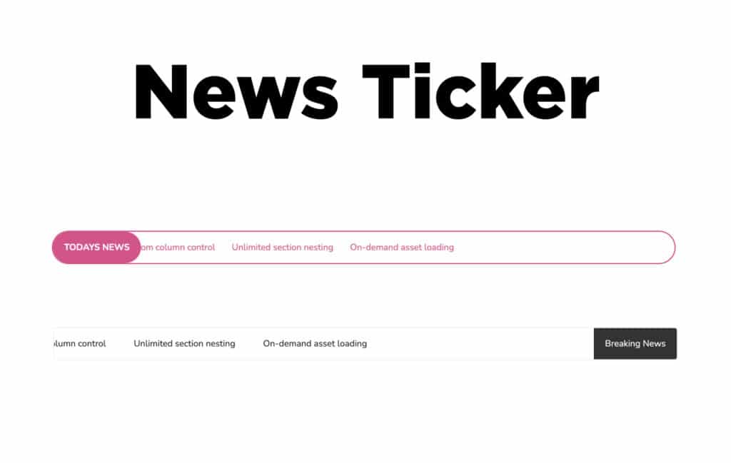 News Ticker