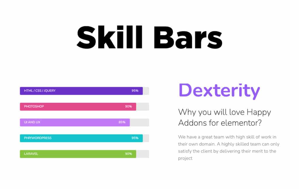 Skill Bars
